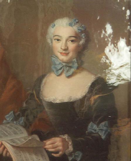 unknow artist Portrait of Mme Thiroux d'Arconville Darlus 1735 oil painting image